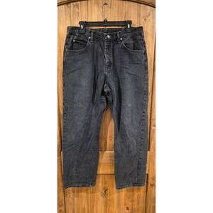 Wrangler Jeans Mens 36x30 Gray Authentic Straight Legs 5 Pockets Design Outdoor